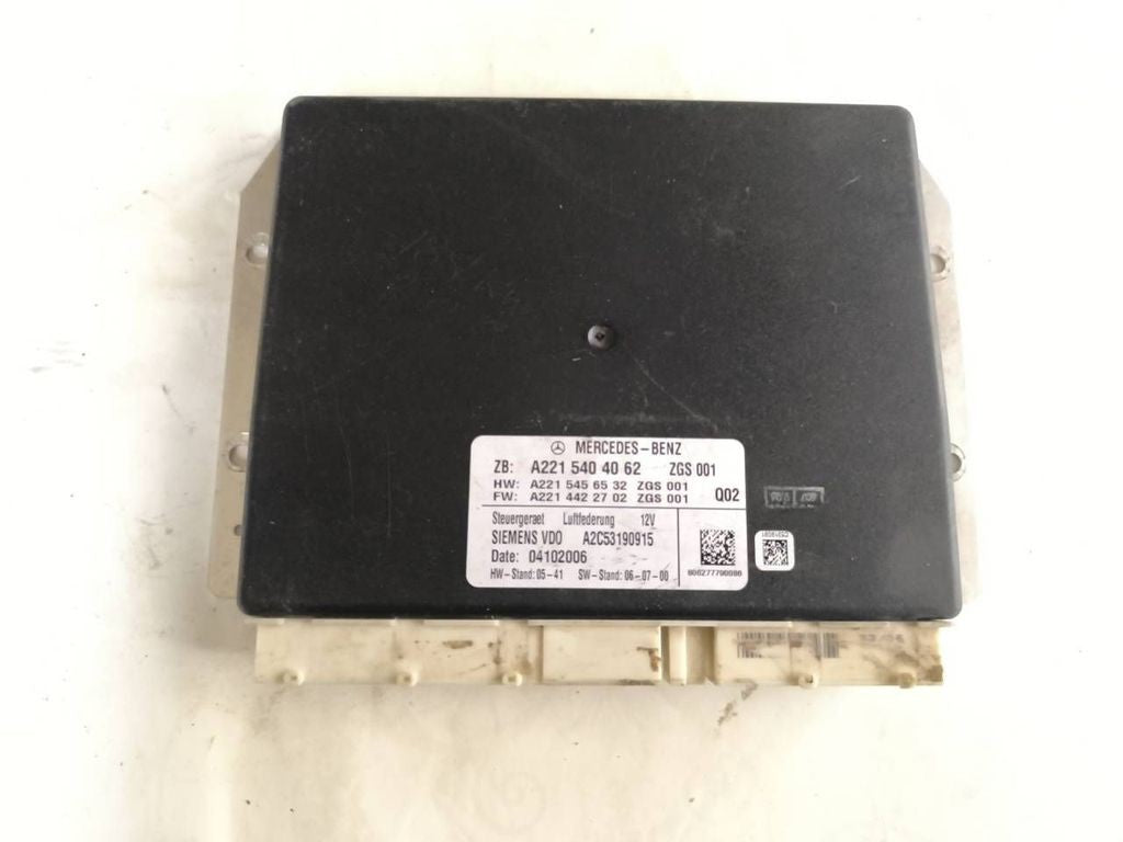 Mercedes-Benz S W221 2007 Suspension control units module A2215404062