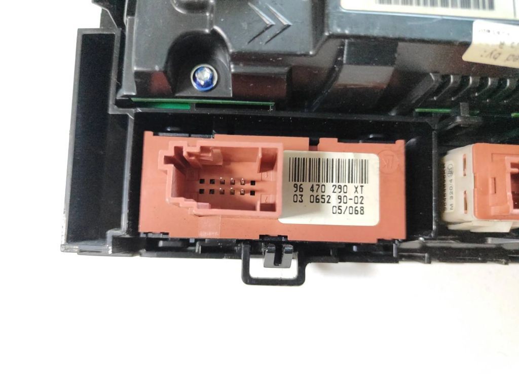 Peugeot 407 2007 Interior AC Climate control unit module 96573322YW