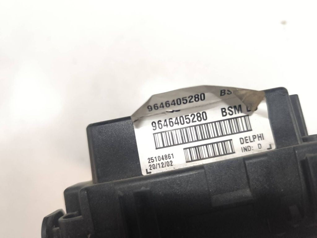 Peugeot 307 2002 Fuse BSM module 9646405280