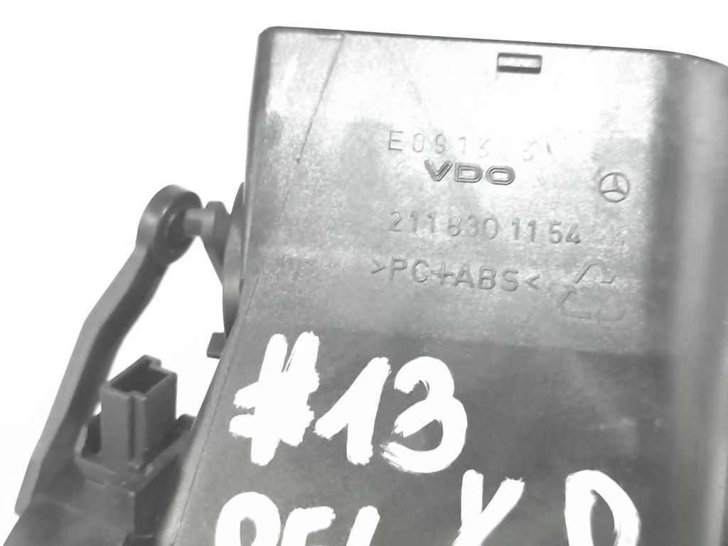 Mercedes-Benz W211 2003 left dashboard side air vent grill trim 2118301154