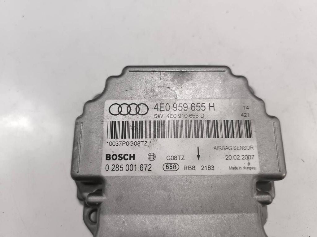Audi A8 S8 D3 4E 2004 Control unit module 4E0959655H