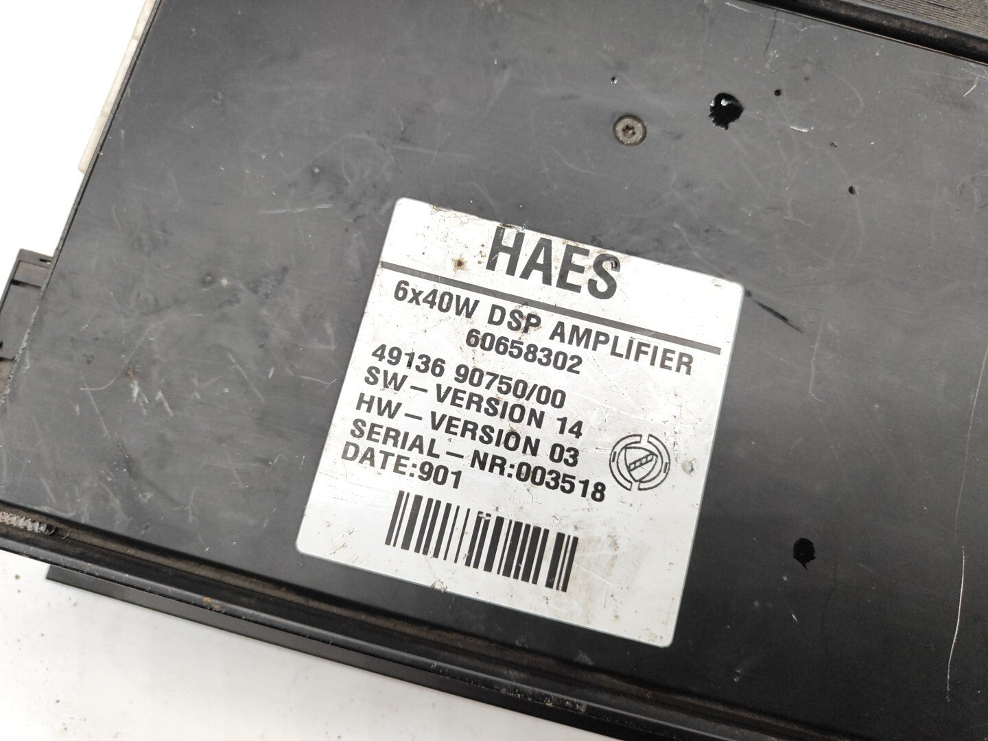 Alfa Romeo 166 2.4JTD 100kW 2002 Sound DSP Audio Amplifier 60658302