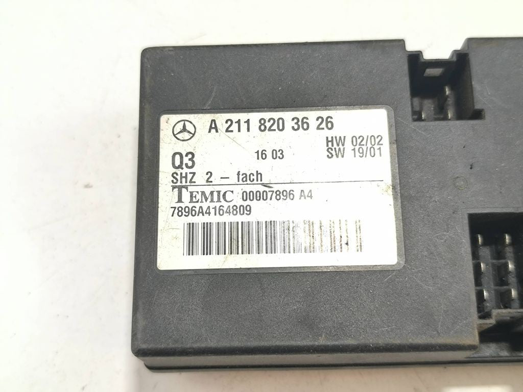 Mercedes-Benz E W211 2007 seat control module switch A2118203626