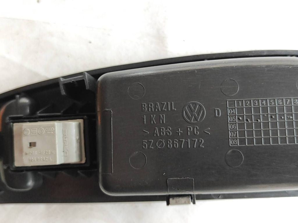 Volkswagen Fox 2008 Front Right Electric window control switch 5Z0867172