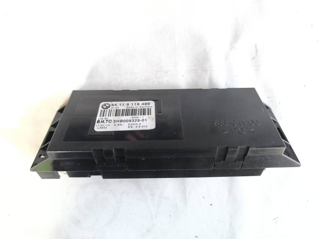 BMW X5 E70 2007 Diesel Air conditioner control unit module 64119116489