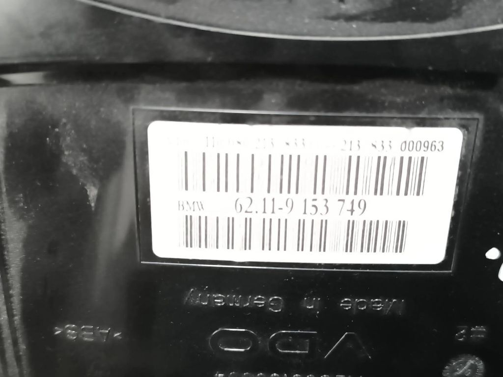 62119153749 BMW 5 E60 E61 2008 Petrol speedometer instrument cluster
