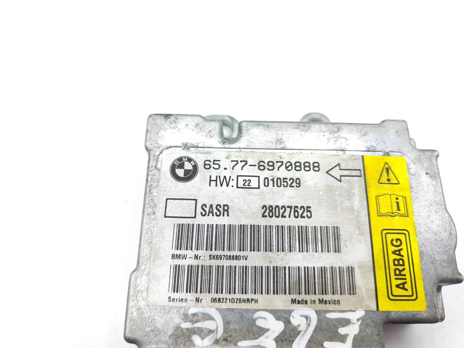 BMW 7 SERIES E66 E65 2006 SRS Control Unit Module  6970888 65776970888