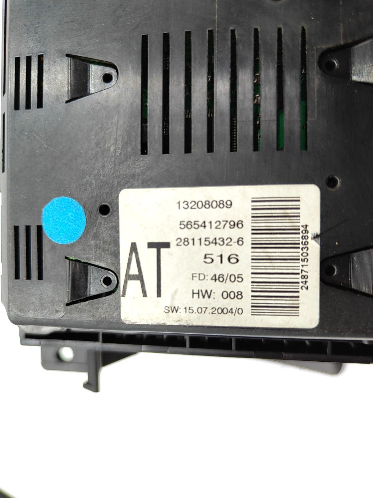 Opel Astra H 2004 Front Dashboard Screen Display 13208089 565412796