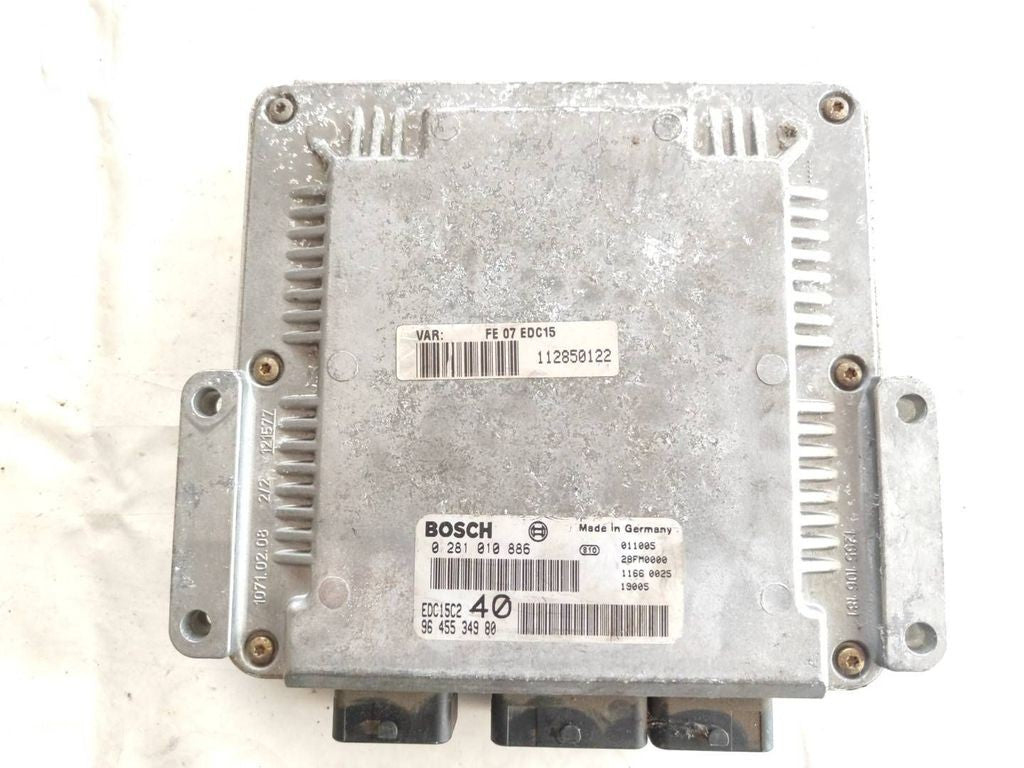 Citroen C5 2002 Engine control unit module ECU 0281010886