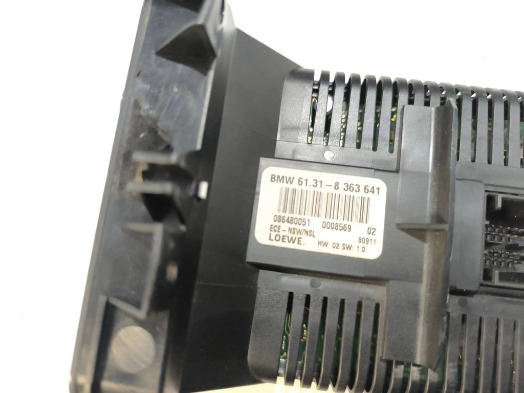 BMW 3 E46 328 2000 Light control switch button 61318363641