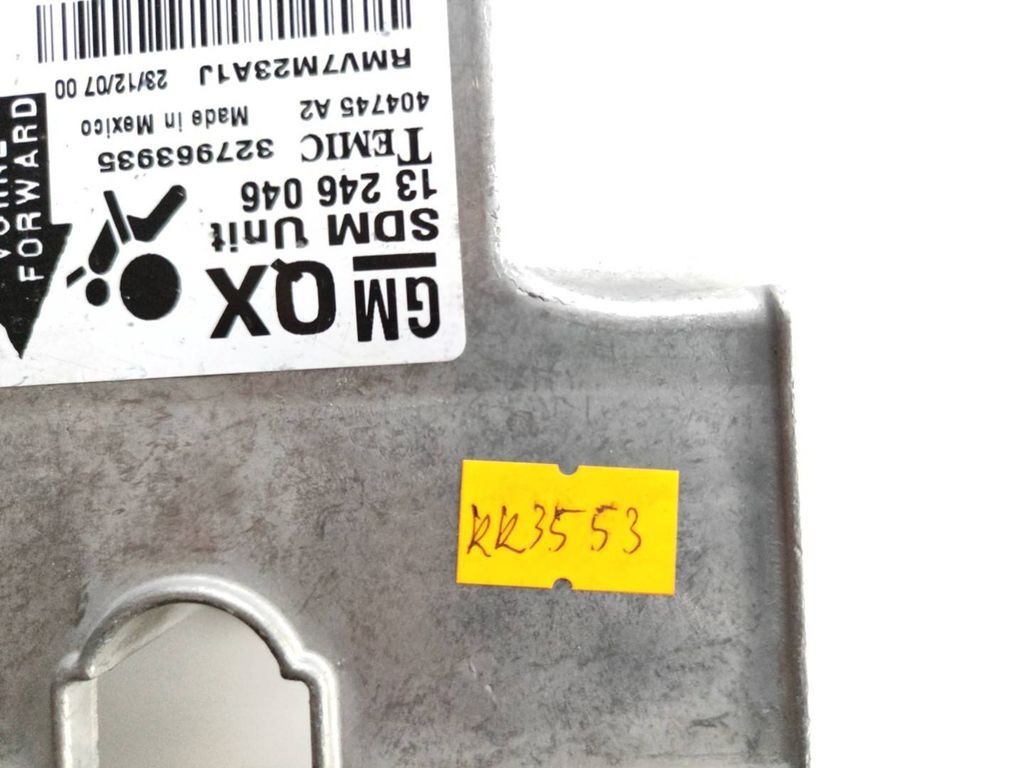 Opel Astra H 2006 Safety ECU Control unit module 327963935