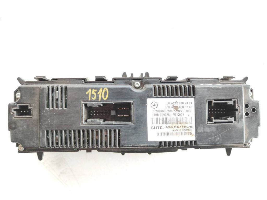 Mercedes-Benz E W212 2014 Climate control unit module A2129007404
