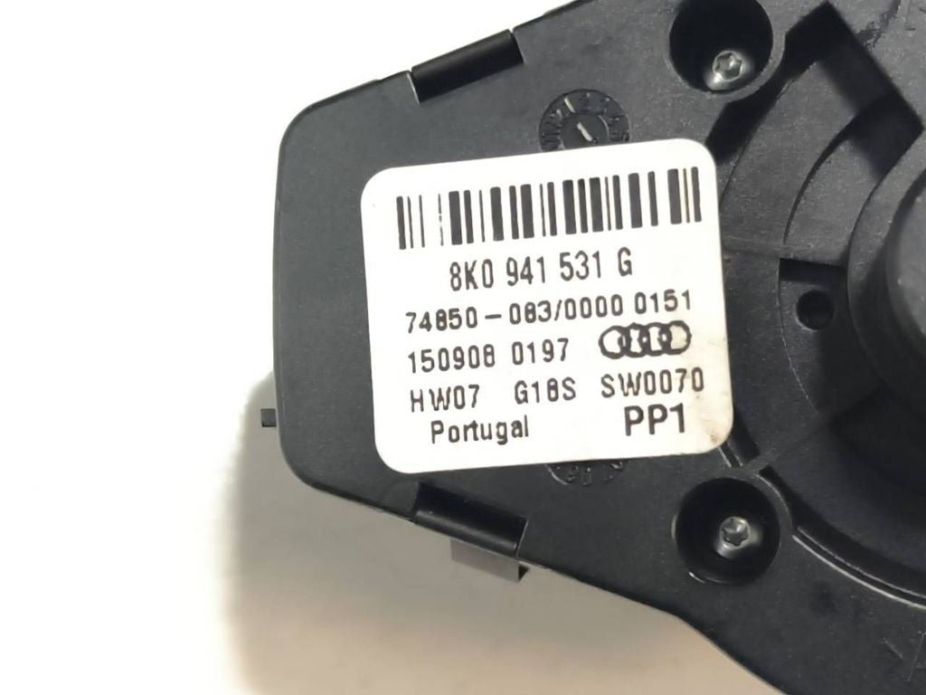 Audi A4 S4 B8 8K 2014 Light switch 8K0941531G