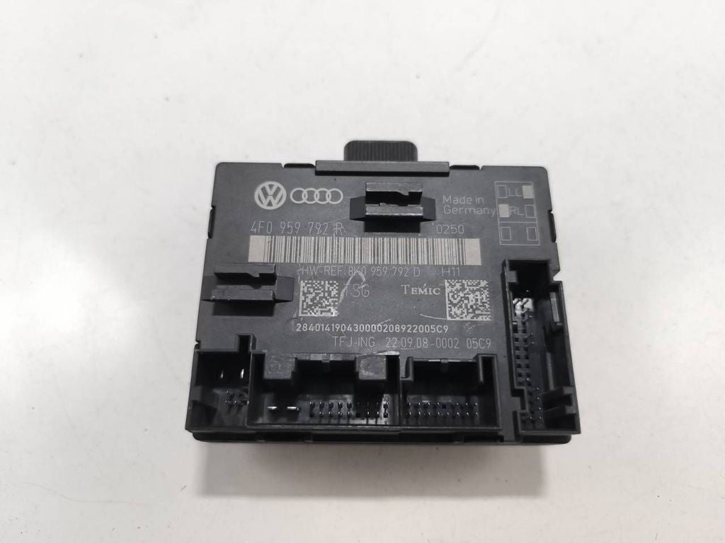 Audi A6 S6 C6 4F 2008 door control unit module 4F0959792R