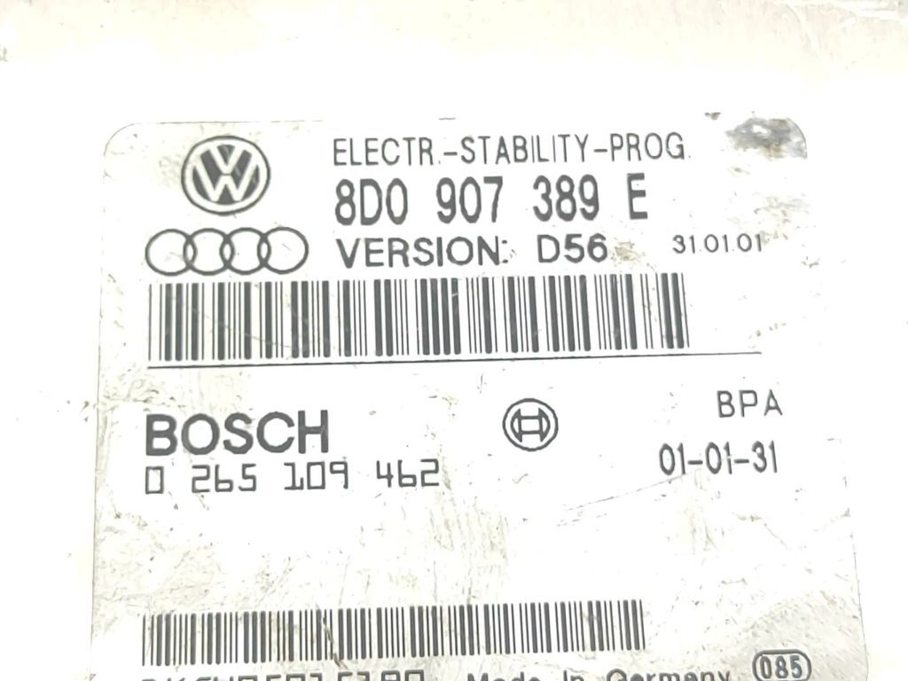 Audi A6 S6 C5 4B 2000 ABS control unit module 8D0907389E