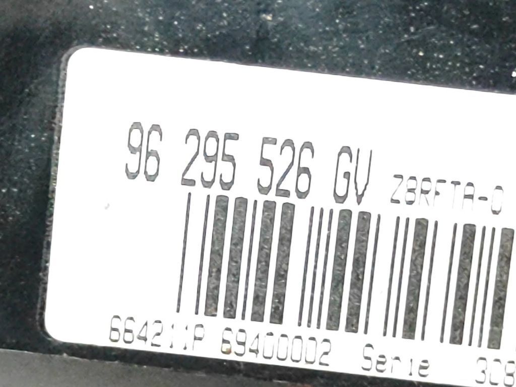 Peugeot 607 2.2i 116kW 2001 Climate control unit module 96295526GV