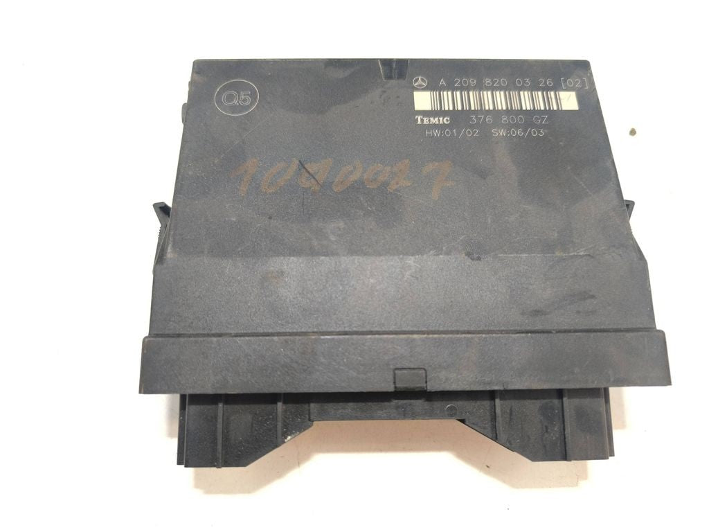 Mercedes-Benz C Class W203 2001 Comfort convenience body module A2098200326