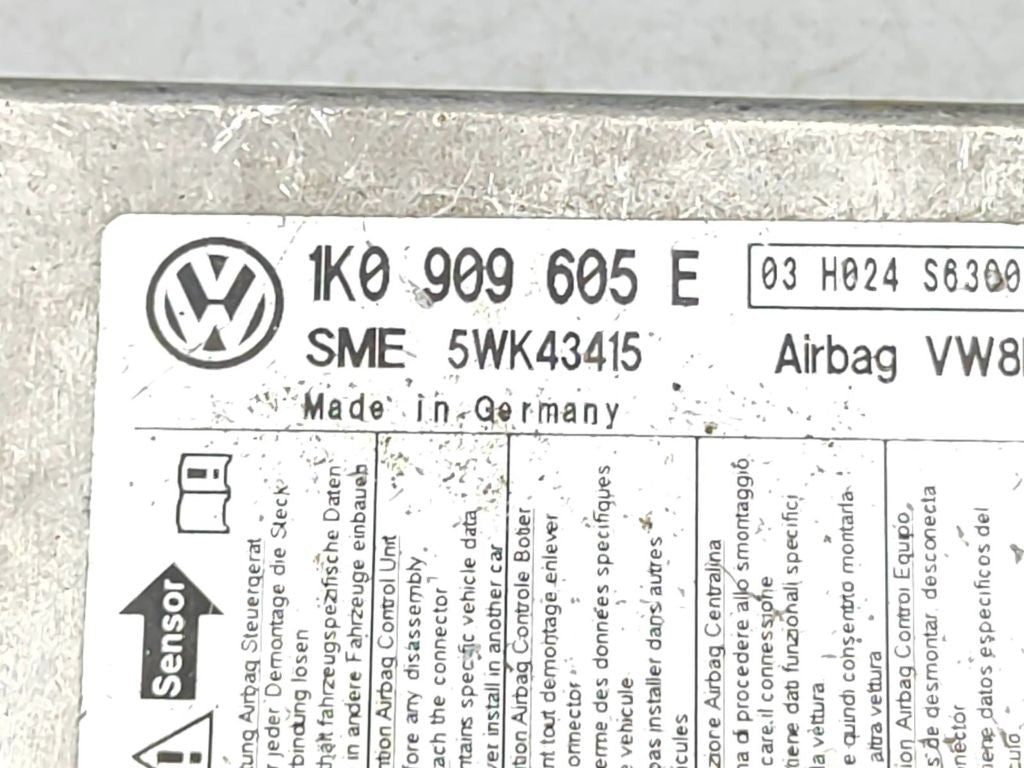 Volkswagen Golf V 2006 Control unit module 1K0909605E