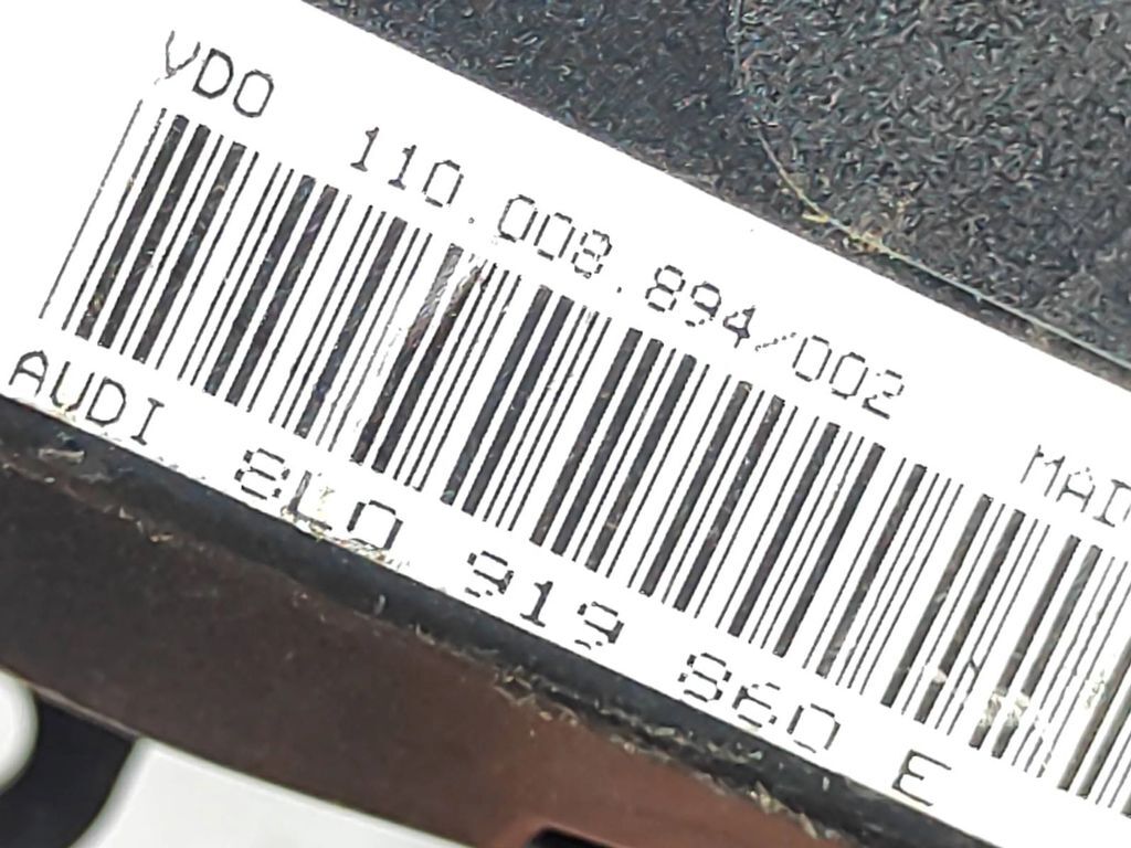 Audi A3 S3 8L 2000 Petrol LHD speedometer instrument cluster 8L0919860E