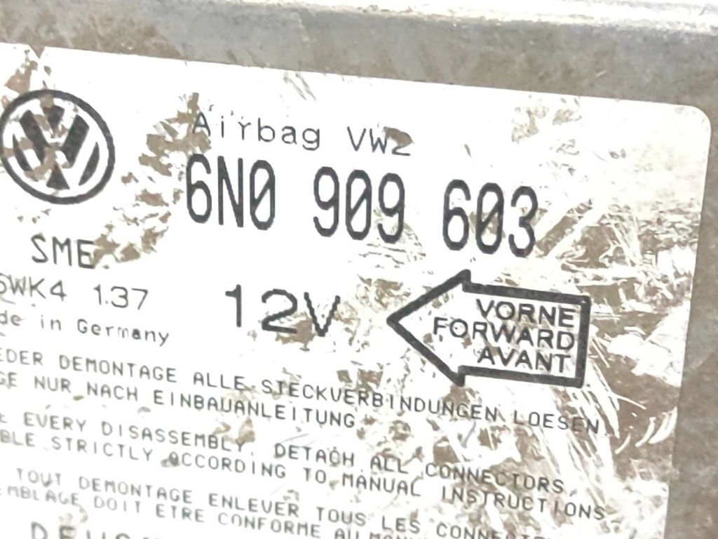 Volkswagen Polo III 6N 6N2 6NF 1997 Safety Control unit module 6N0909603