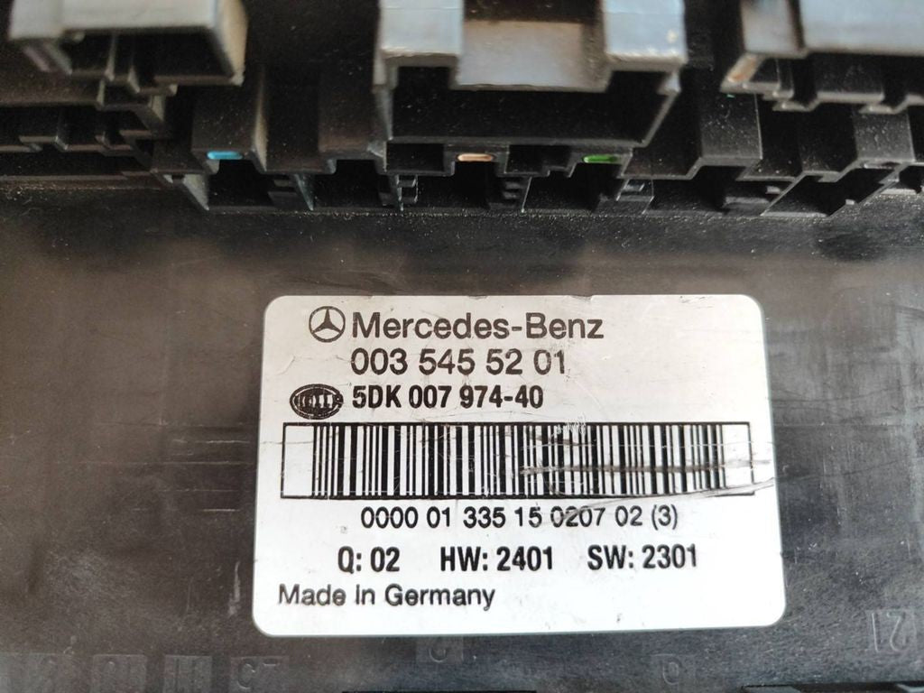 Mercedes-Benz C Class W203 2002 Comfort convenience body module 0035455201