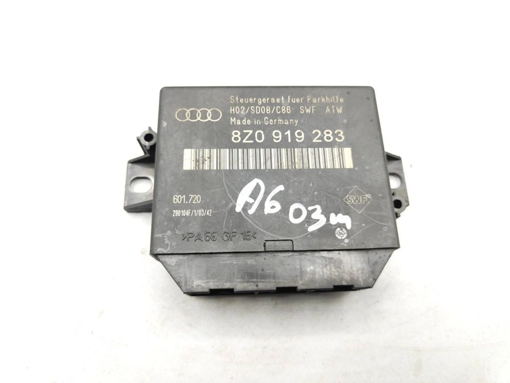 Audi A4 S4 B6 8E 8H 2.5TDI 2002 Parking PDC control unit module 8Z0919283