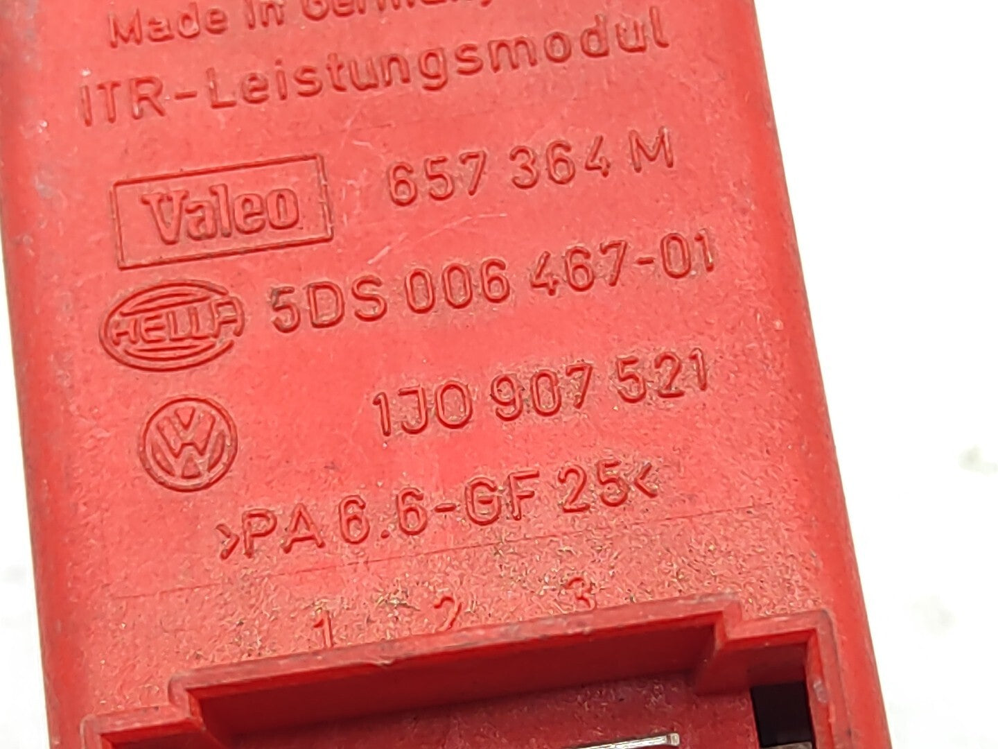 Audi TT Petrol Heater Blower Fan Resistor Relay 1J0907521 5DS006467