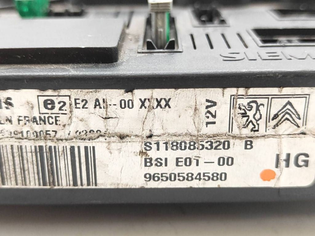 Citroen Xsara Picasso 1999 Fuse BSM module 9650584580