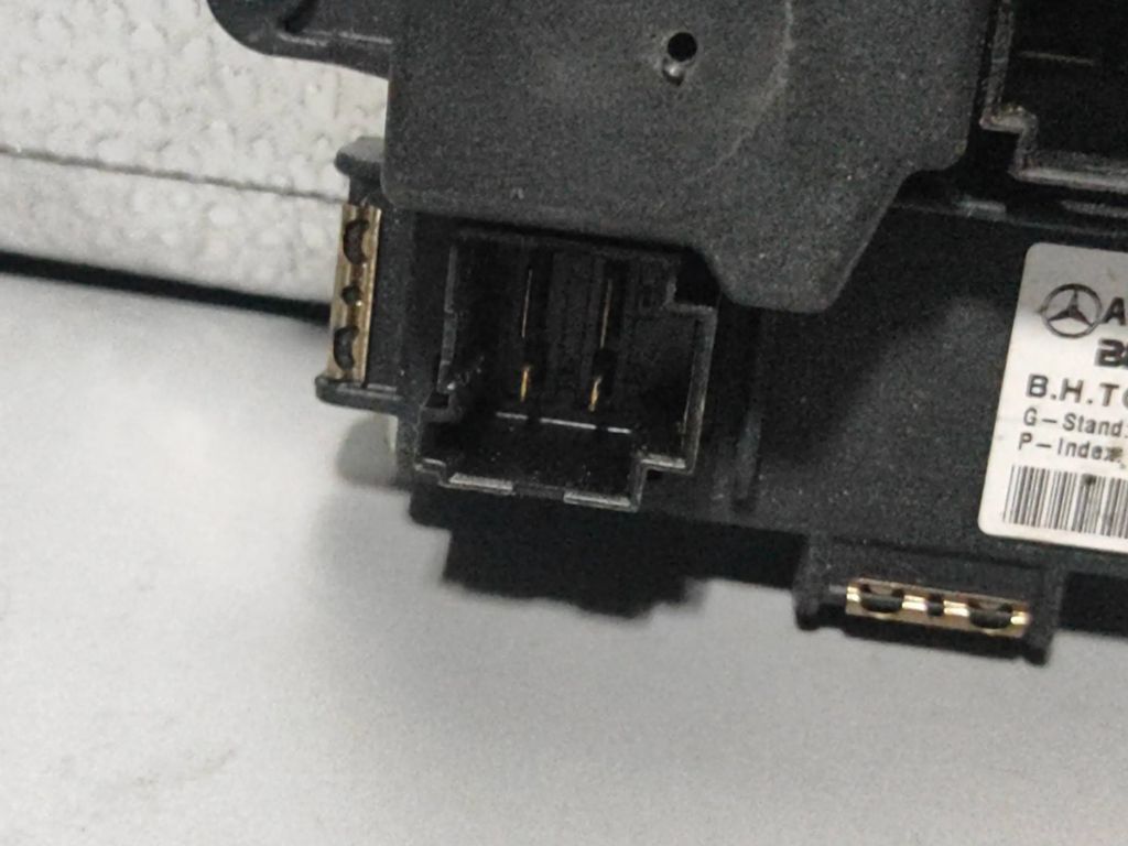 Mercedes-Benz E W212 E250 2011 Heater regulator blower fan resistor