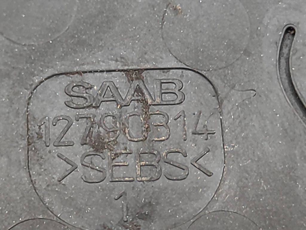 Saab 9-3 Ver2 2004 storage box compartment pad 12790314