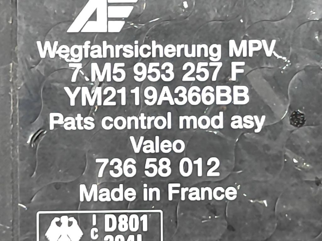 Ford Galaxy 2001 Immobilizer control unit module 73658012