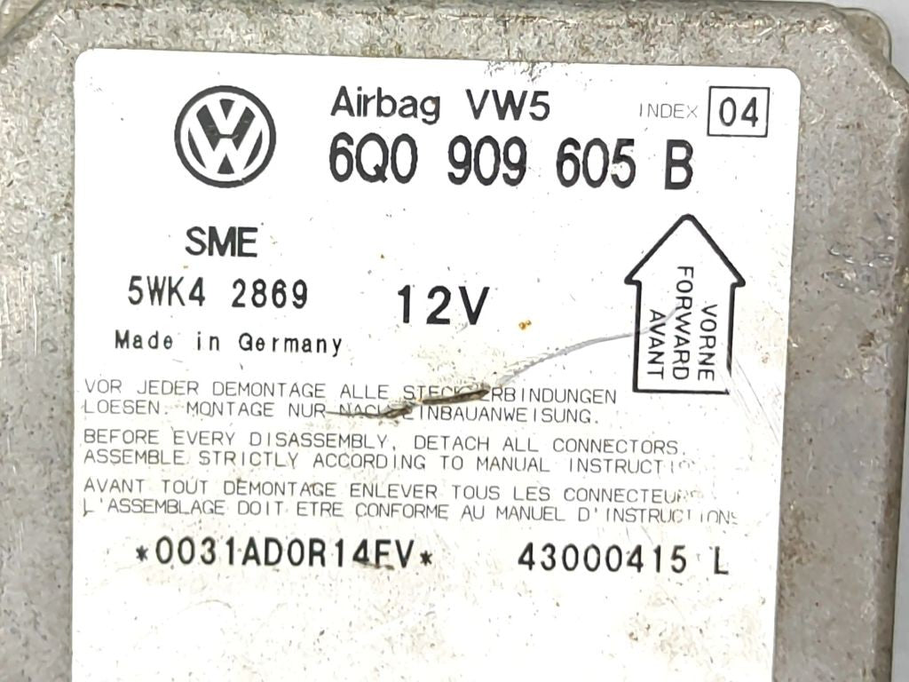 Volkswagen PASSAT B5 1998 Control unit module 6Q0909605B