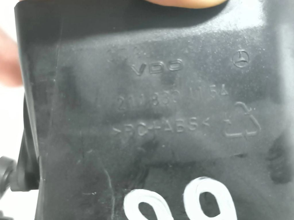 Mercedes-Benz E W211 2003 left dashboard side air vent grill trim 2118301154