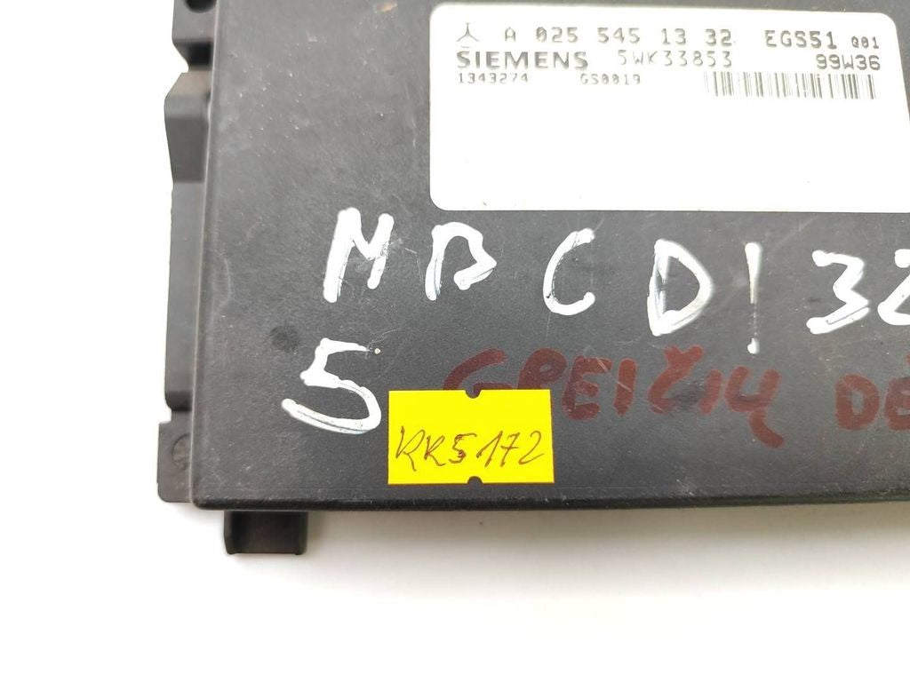 Mercedes-Benz E W210 2000 Gearbox control unit module A0255451332