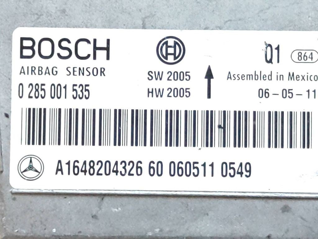 Mercedes-Benz MB ML W164 2006 Control unit module A1648204326