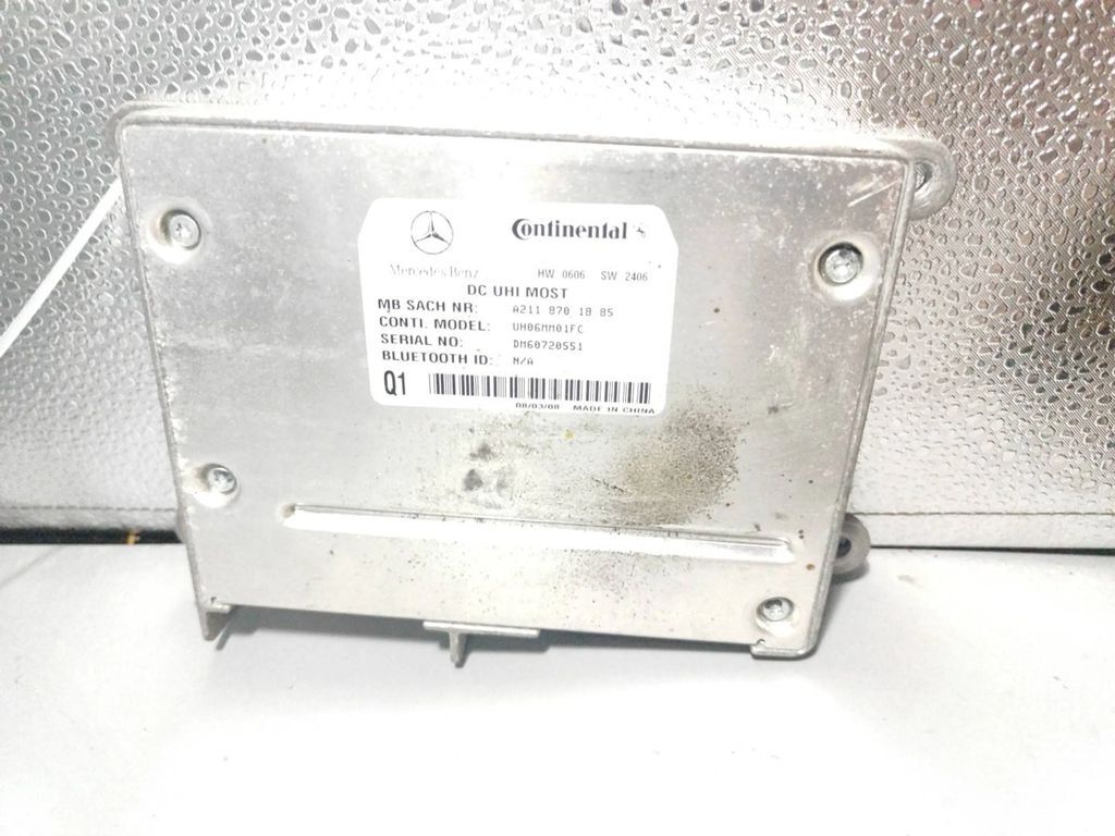 Mercedes-Benz ML W164 2005 Bluetooth control unit module A2118701885