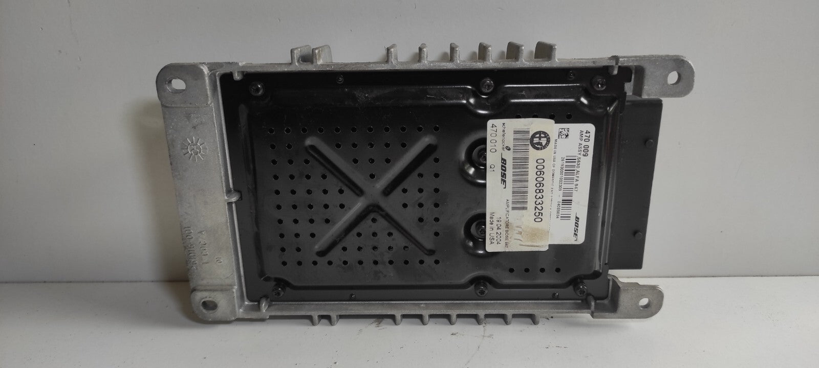 Alfa Romeo GT 1.9JTD 110kW 2004 Audio System Amplifier BOSE 00606833250