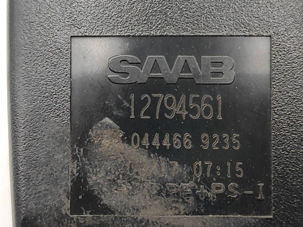 Saab 9-3 Ver2 2004 Front left seat belt buckle 12794561