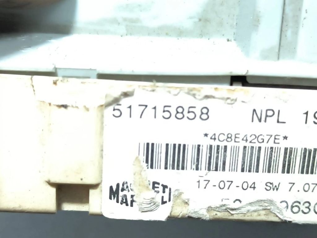 Fiat Stilo 1.9JTD Petrol 2004 Fuse box module 51715858