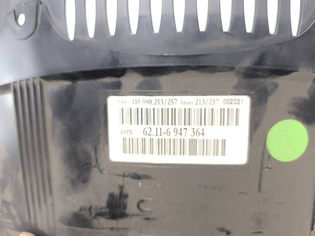 BMW 5 E60 E61 2009 Diesel speedometer instrument cluster 6947364