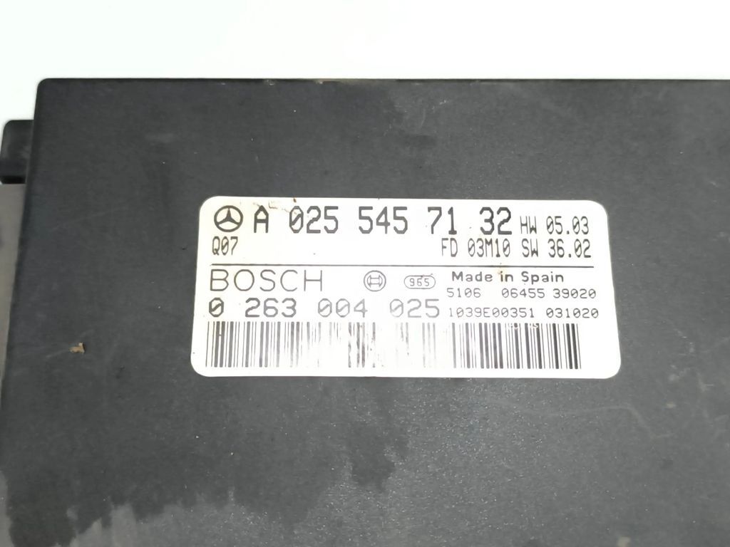 Mercedes-Benz E W211 2003 Parking PDC control unit module A0255457132