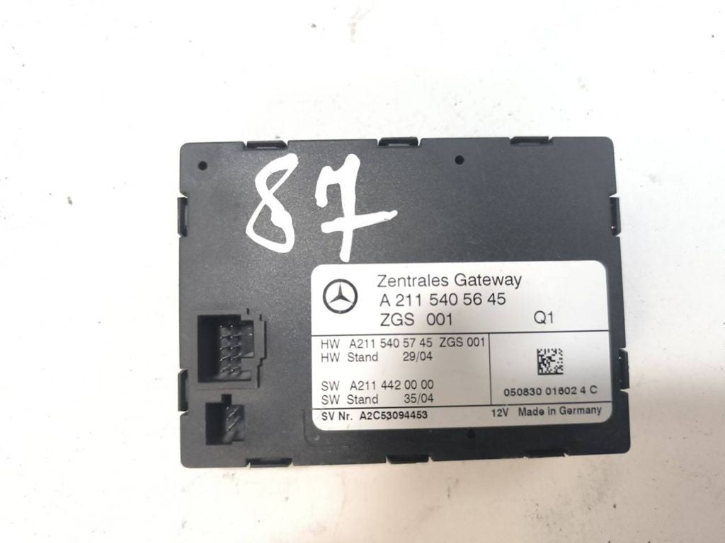 Mercedes-Benz E W211 2002 Gateway control module A2115405745