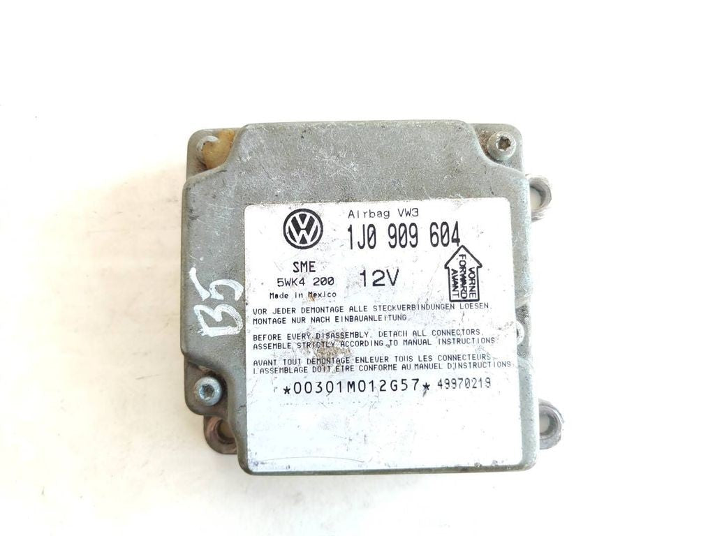 Volkswagen VW PASSAT B5 1996 Safety Control unit module 1J0909604