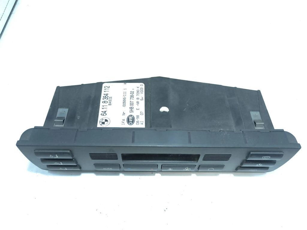 BMW 3 E46 2000 AC Climate control unit module 64118384112