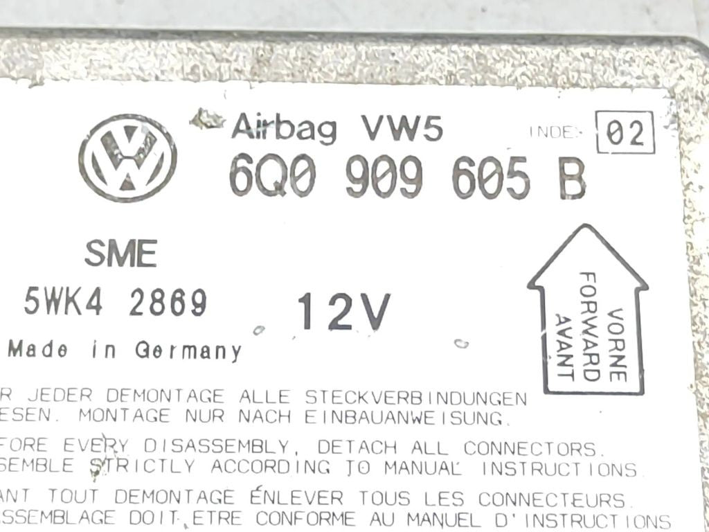 Volkswagen VW PASSAT B5 1998 Control unit module 6Q0909605B