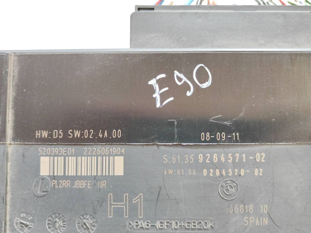 BMW 3 E90 E91 2007 Comfort convenience body module 9264571