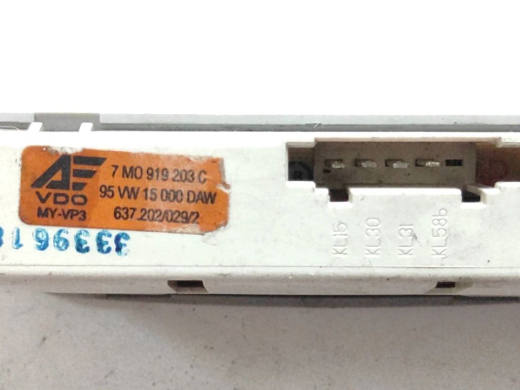 Ford Galaxy 1996 Dashboard screen display 7M0919203C