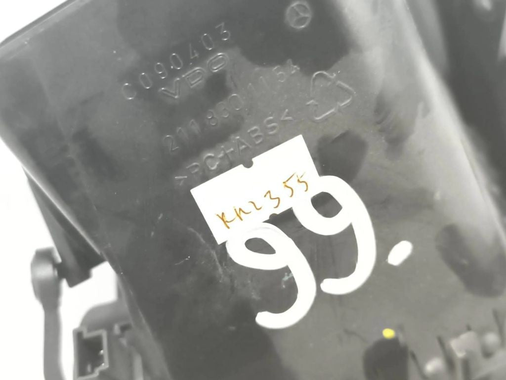 Mercedes-Benz E W211 2003 left dashboard side air vent grill trim 2118301154