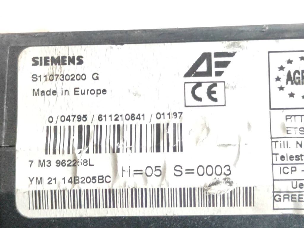 Volkswagen Sharan 2005 Fuse module S110730200G