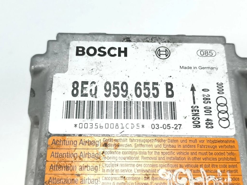 Audi A4 S4 B6 8E 8H 2002 Safety ECU Control unit module 8E0959655B